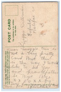 c1910's Moods & Tenses Couple Angry Father Enfield Halifax Co. NS Postcard