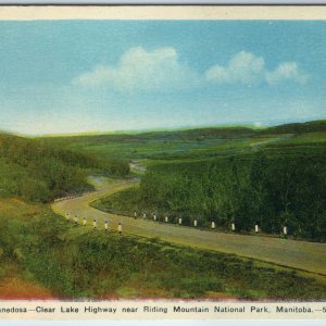 c1930s Riding Mountain National Park, Manitoba Minnedosa Clear Lake Highway A224