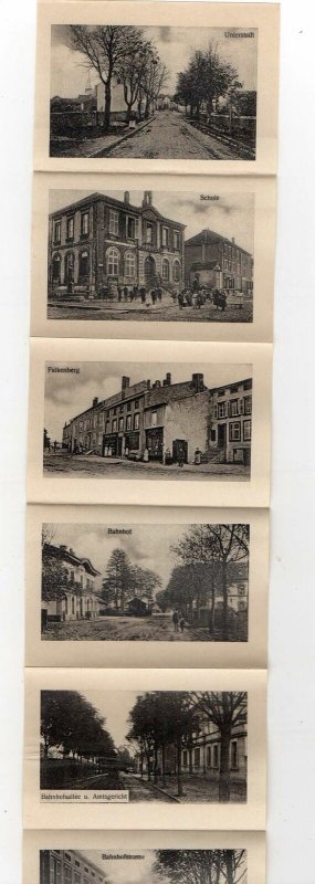 Falkenberg France Fold Out Novelty Street Scene Vintage Postcard JJ658860