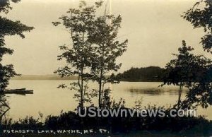 Real Photo, Pocasset Lake - Wayne, Maine ME  