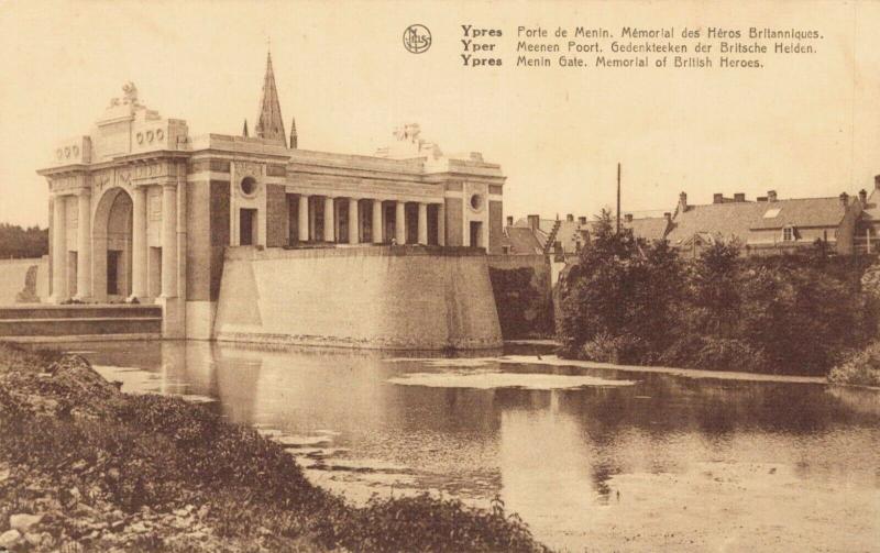 Belgium Ypres porte de Menin Mémorial des Héros Brittaniques 02.73