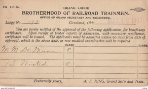 Southern Pacific Company , Income notice , 1914