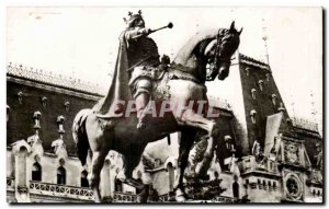 Romania - Romania - Iasi - Statue of Stephan the Great - Old Postcard