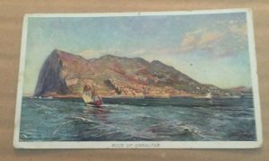 VINTAGE POSTCARD UNUSED ROCK OF GIBRALTAR COMPLIMENTS OF PRUDENTIAL INSURANCE CO