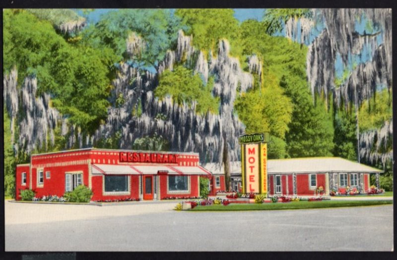 Georgia EULONIA Mossy Oaks Motel Restaurant on U.S. Highway #17 - LNCM