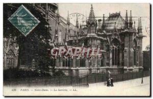 Paris Old Postcard Notre Dame SAchristie