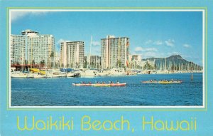 Postcard Waikiki Beach Hawaii