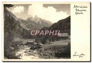 Old Postcard Aufnahme und hans verang Hruschka Mayrhof Tirol jede nachnmug el...