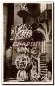 Old Postcard Freiberg his Tulpenkansel im Dom