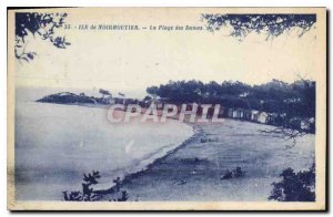 Old Postcard Noirmoutier La Plage des Dames