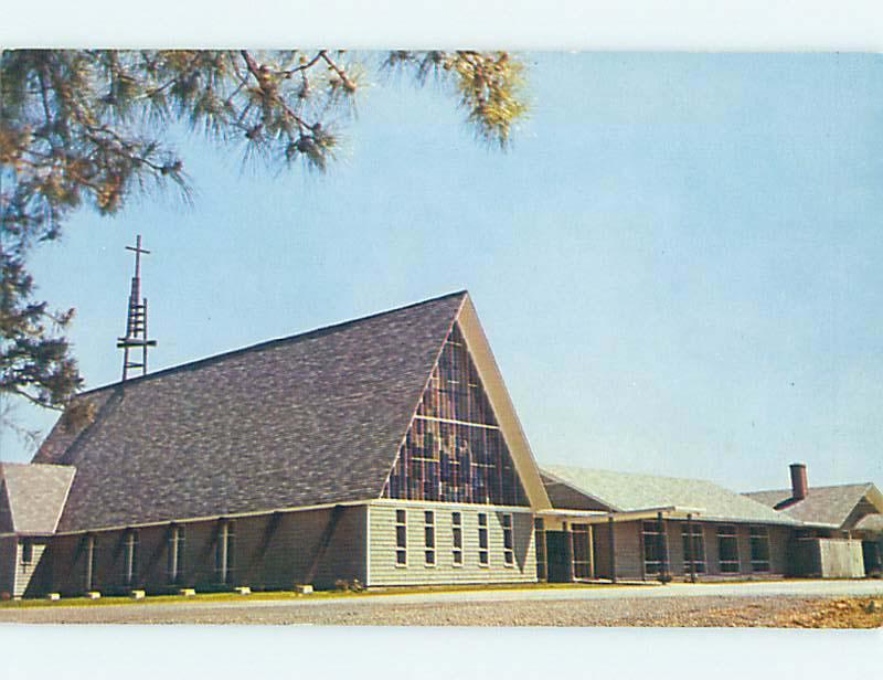 Pre-1980 CHURCH SCENE Harrington Delaware DE p4355