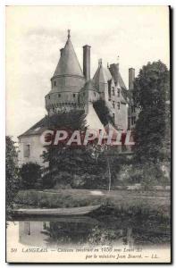 Old Postcard Langeais Chateau built in 1450 under Louis XI by the Department ...