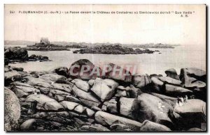 Old Postcard Perros Guirec Ploumanac h Go on before the Chateau de Costaerez ...