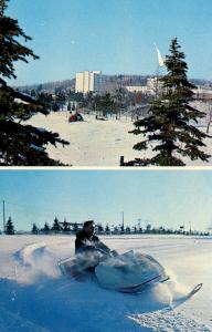 NY - Kiamesha Lake. The Concord Hotel, Snowmobiling