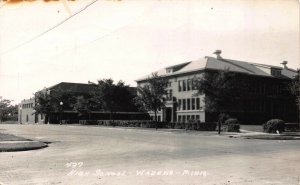 Real Photo Postcard High School in Wadena, Minnesota~117989 