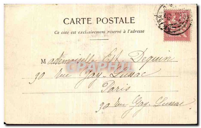 Old Postcard Paris Guimet Museum Statue Washington