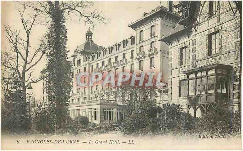 Postcard Old Cars of the Orne Grand Hotel