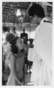 Kenya Christian Holy Communion Service 7x5 Vintage African Photo