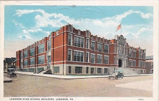 Lebanon High School Building Lebanon Pennsylvania 1931