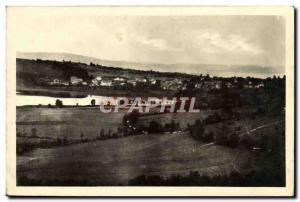 Old Postcard Clairvaux Lake and Vue Generale