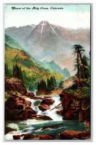 Mount of the Holy Cross Rocky Mountains Colorado CO UNP DB Postcard T4