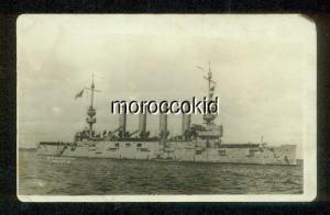 1918-30 USED RPPC POSTCARD NAVY SHIP (maybe) U.S.S TENNESSEE by O.W. WATERMMAN