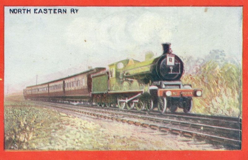 North Eastern Railway LNER Wilson Wordsell 4-6-0 Train Wrench Series Postcard