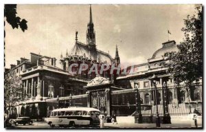 Old Postcard Paris Palais de Justice and Sainte Chapelle