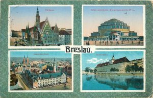 Poland Wrocław Breslau 1917 postcard