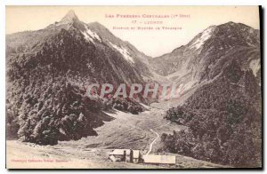 Old Postcard Luchon Hospice and Montee Venasque