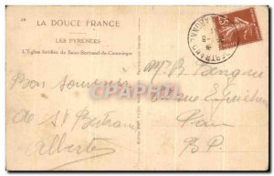 Old Postcard The Pyrenees L & # 39Eglise Strengthens Saint Bertrand de Comminges