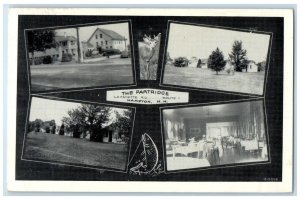 1952 Partridge Lafayette Road Multiview Hampton New Hampshire Vintage Postcard