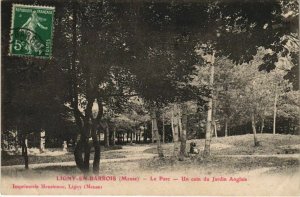 CPA LIGNY-en-BARROIS Le Parc Un coin du Jardin Anglais (152353)