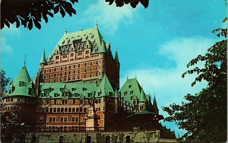 Quebec PQ Canada Chateau Frontenac Cape Diamond VTG Postcard UNP Unused Chrome 