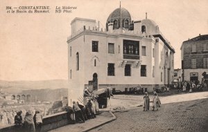 Vintage Postcard La Medersa Et Le Ravin Du Rummel Museum Constantine Algeria