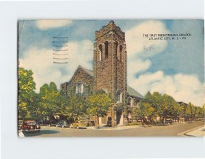 Postcard The First Presbyterian Church, Atlantic City, New Jersey