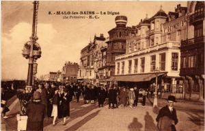 CPA MALO-les-BAINS - La Digue (La Potiniere) (512897)