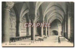 Old Postcard Solesmes the Retectoir