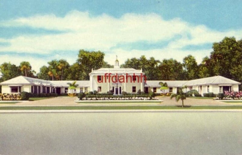 MT. VERNON MOTOR LODGES Ridgewood Avenue DAYTONA BEACH, FL. 1953