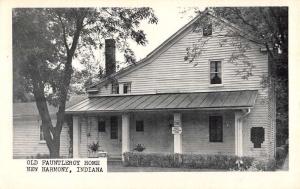 New Harmony Indiana Old Fauntleroy Home Street View Vintage Postcard K41922