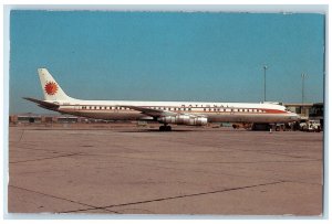 c1960's National McDonnell Douglas DC-8-61 N45090 Airplane Vintage Postcard 