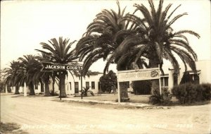 McAllen TX Jackson Courts c1930s Real Photo Postcard