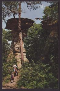 Stand Rock,Wisconsin Dells,WI Postcard