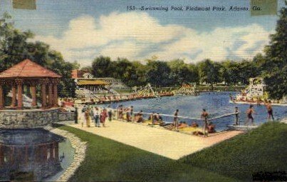 Swimming Pool, Piedmont Park - Atlanta, Georgia GA