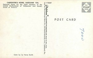 Carpenters Home Lakeland Florida FL Postcard