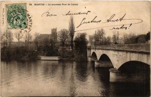 CPA MANTES - Le nouveau Pont de LIMAY (453211)