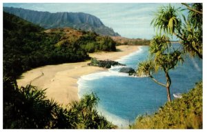 Lumahai Beach on the Garden Island of Kauai Hawaii Postcard