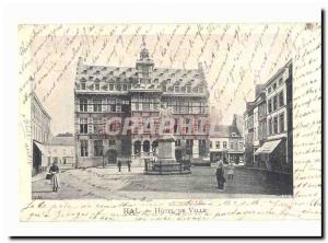 Belgium Hal Postcard Old City Hall