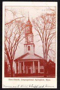 DOLLAR BOX - MA - Springfield - First Church, Congregational - 1907