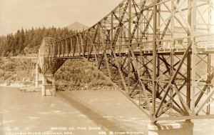 c. 1920 RPPC Bridge Of The Gods Columbia River Highway Postcard F91